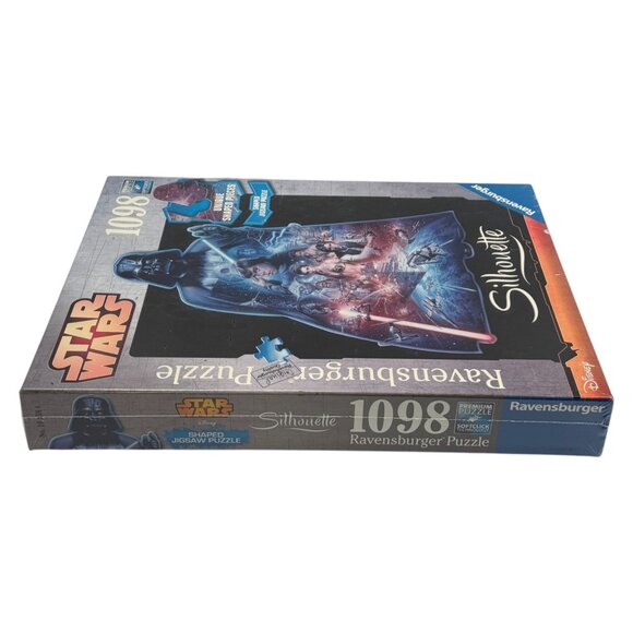 Ravensburger Star Wars Jigsaw Puzzle Darth Vader Shaped 1068 Pieces New 2015 - Picture 5 of 11